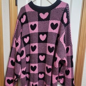 ❤️ CHRISSA SPARKLES 💖 houndstooth sweater dress